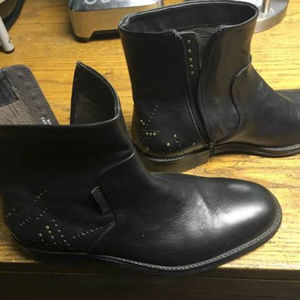 Diesel Industry Black Leather Boots Sz 42 (9-9.5)